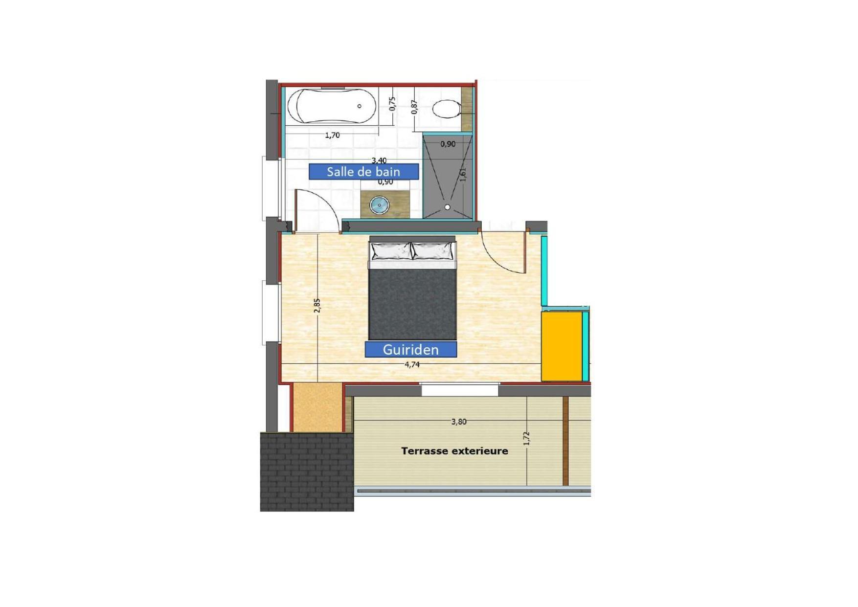Ty Menez Bed & Breakfast Фуенан Екстериор снимка